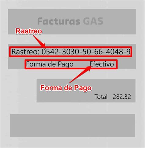 factura gas en línea.